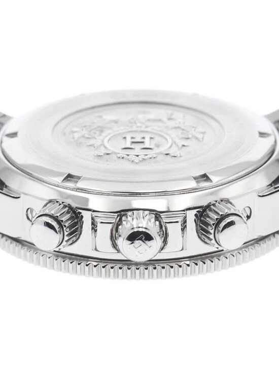 CL2.320 Quartz Steel Fair for $791 for sale from a Trusted  HERMES Clipper diver CL2.320 Chronograph Gray / black Dial Quartz Ladies_959437